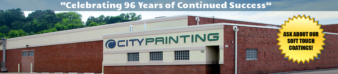 City Printing Celebrating 96 Years of Service
