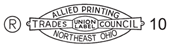 City Printing is a licensed union printing company governing the use of the label of the International Allied Printing Trades Association